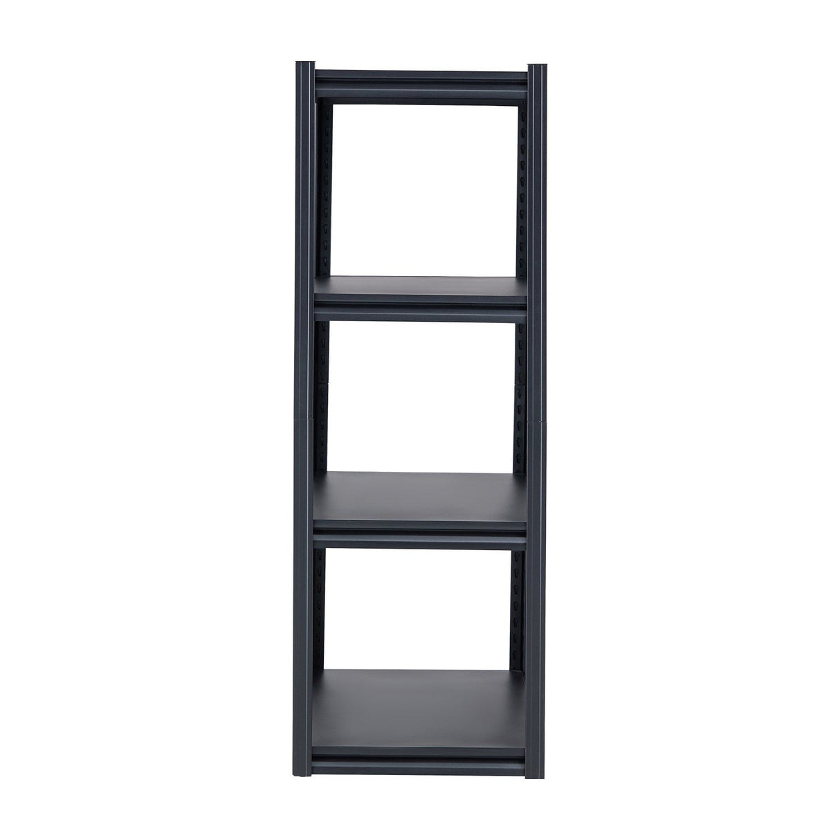 4 Tier Garage Storage Shelving Unit 2400lb Metal Rack Black