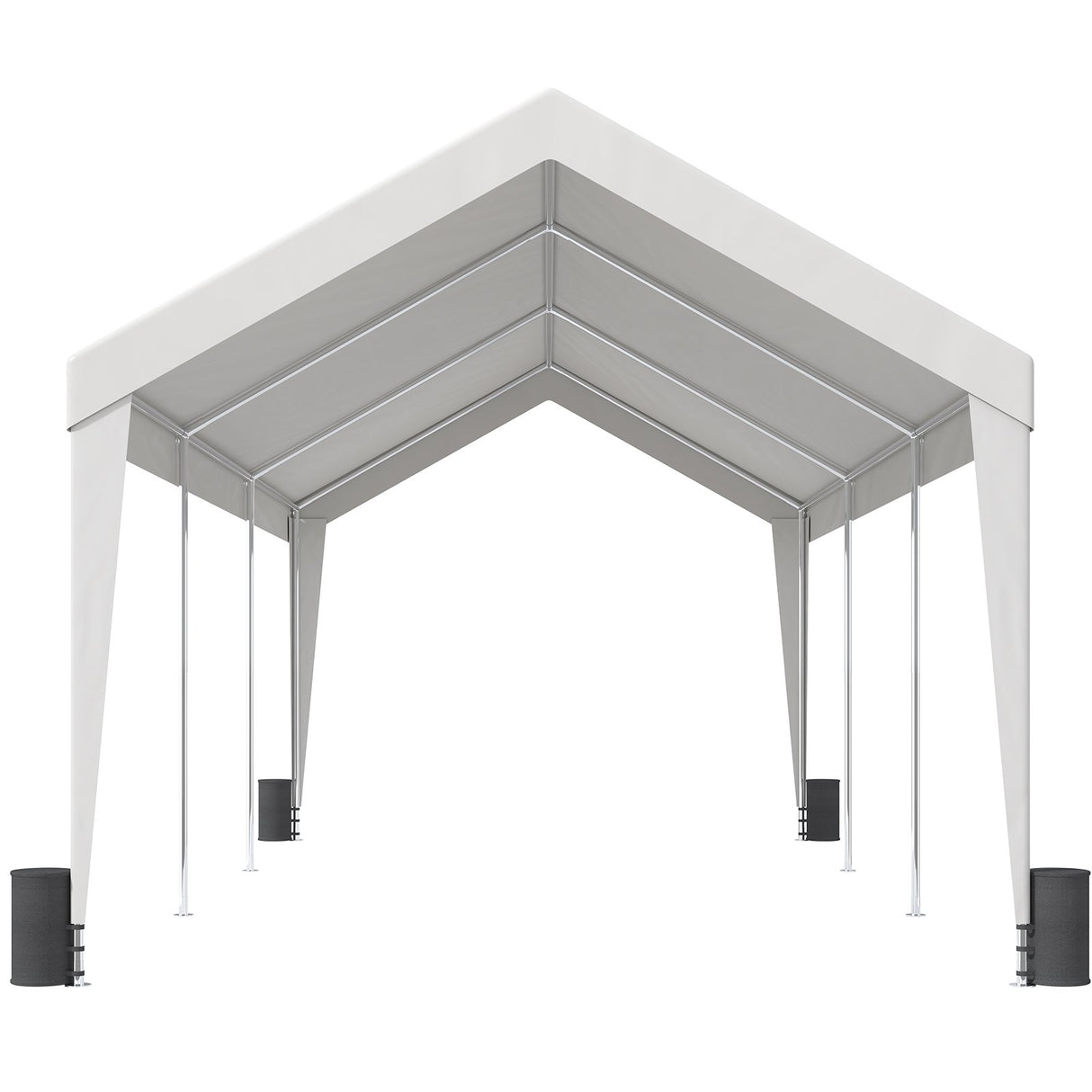 Numbered frame components laid out ready for tool free assembly
