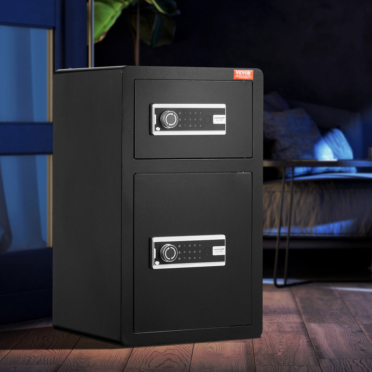 Orta Safe Box, 4.5 cu.ft, Double Door, Key and Digital Lock