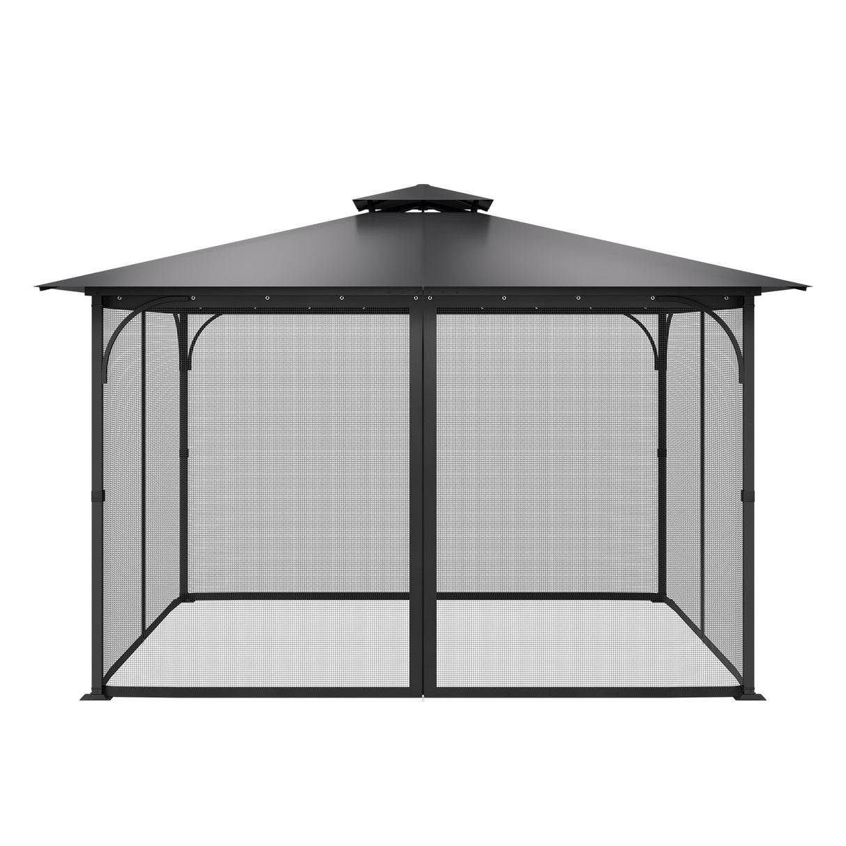 Dimension diagram of the 3.4 x 3.4 x 2.26 m gazebo replacement netting