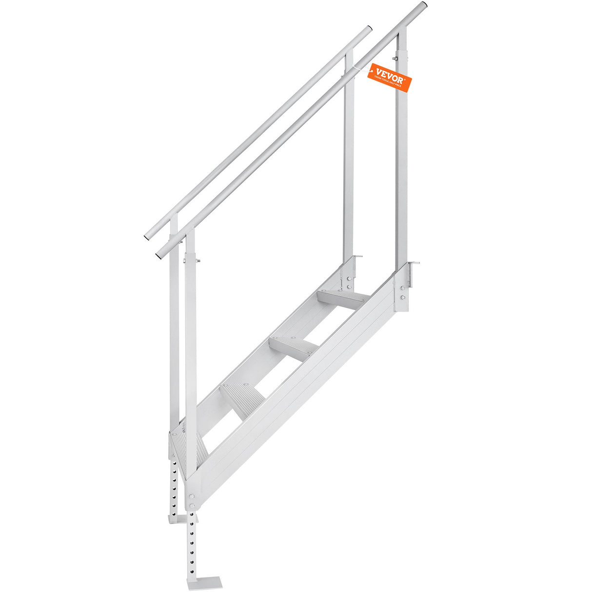 Ericeira Pool Ladder, 4 Step Adjustable Aluminium