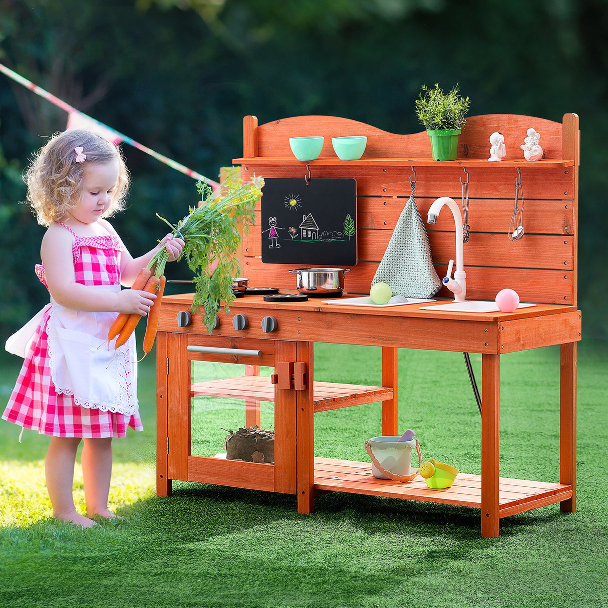 Mud kitchen kitchen accessories set