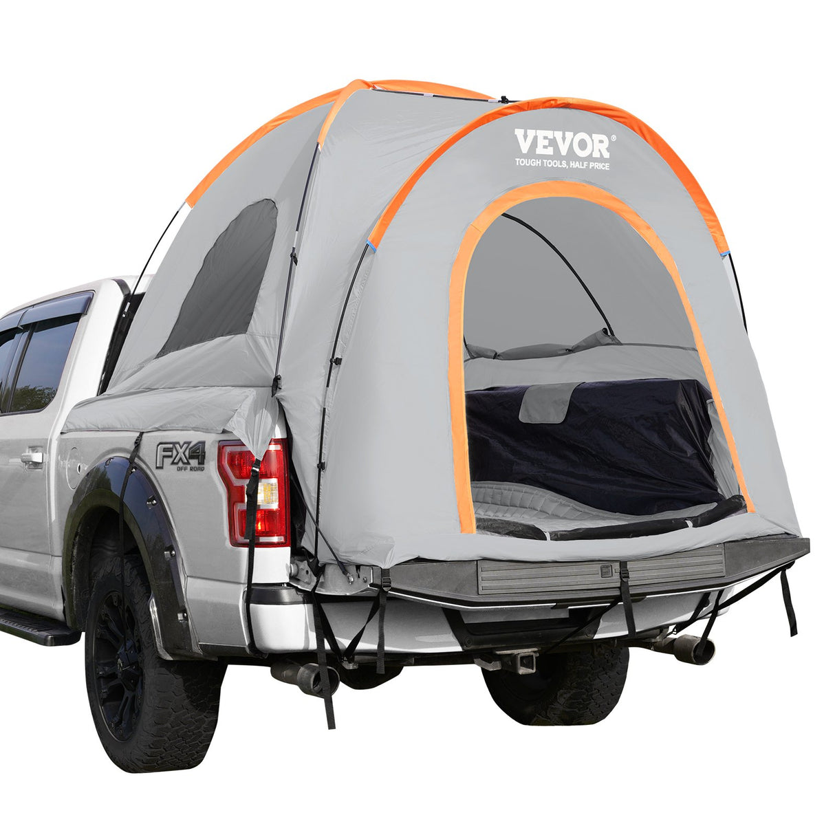 SUV Camping Tent, 10x10ft, Waterproof, 5-8 Person, with Awning
