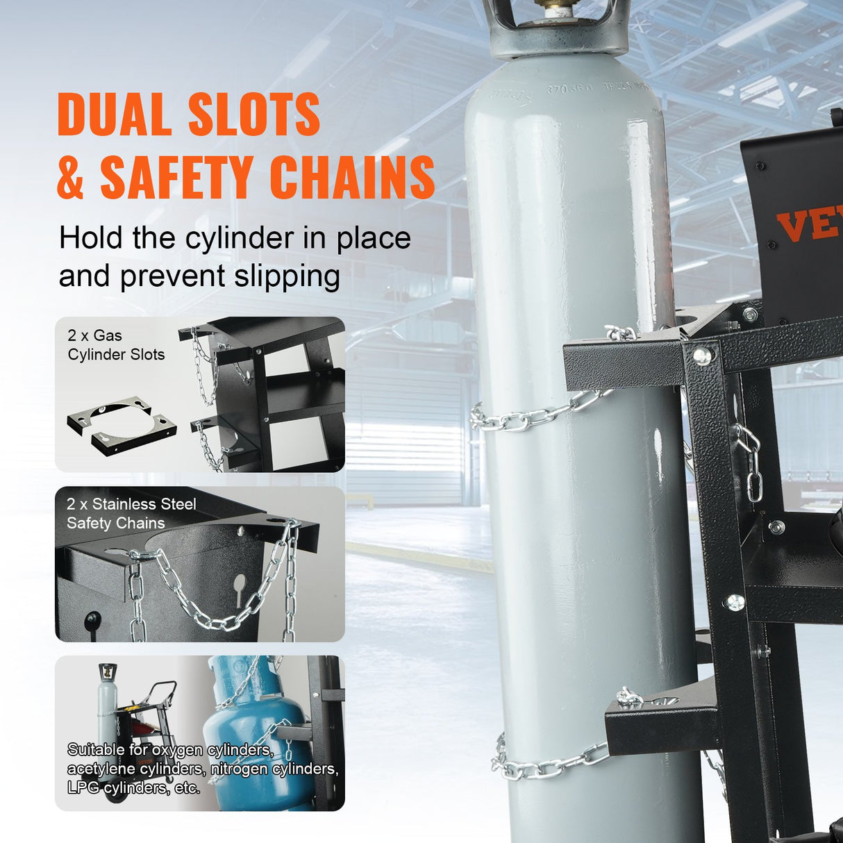 3 Tier Welding Cart Trolley side brackets