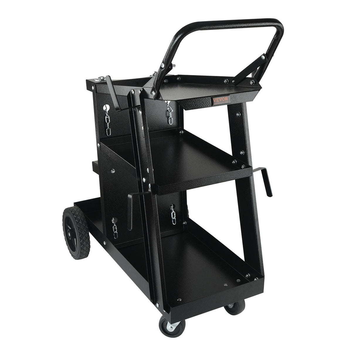 3 Tier Welding Cart Trolley steel frame detail
