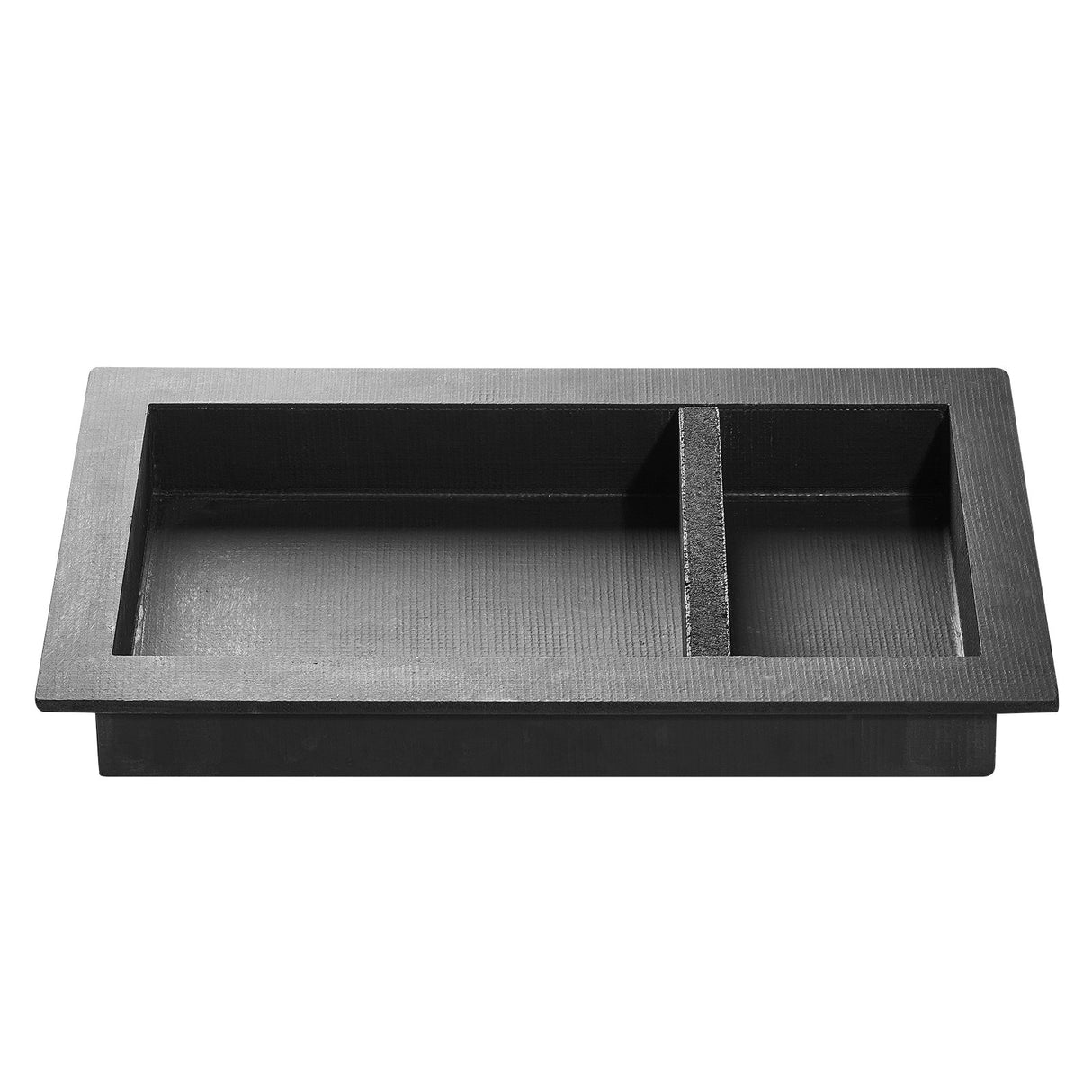 Recessed ready-to-tile double shelf shower niche, 40 x 71 cm