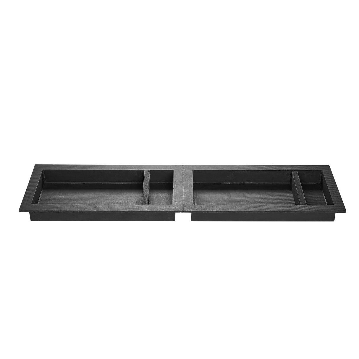 Recessed ready-to-tile double shelf shower niche, 40 x 81 cm, set of two