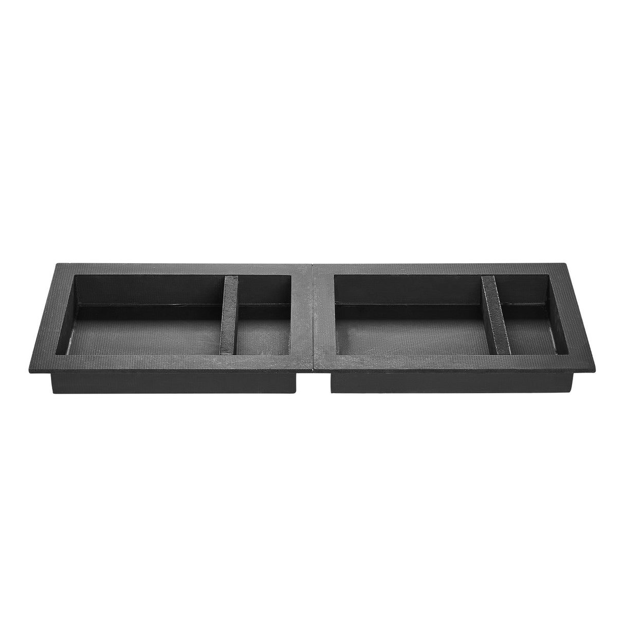 Recessed ready-to-tile double shelf shower niche, 40 x 61 cm, set of two