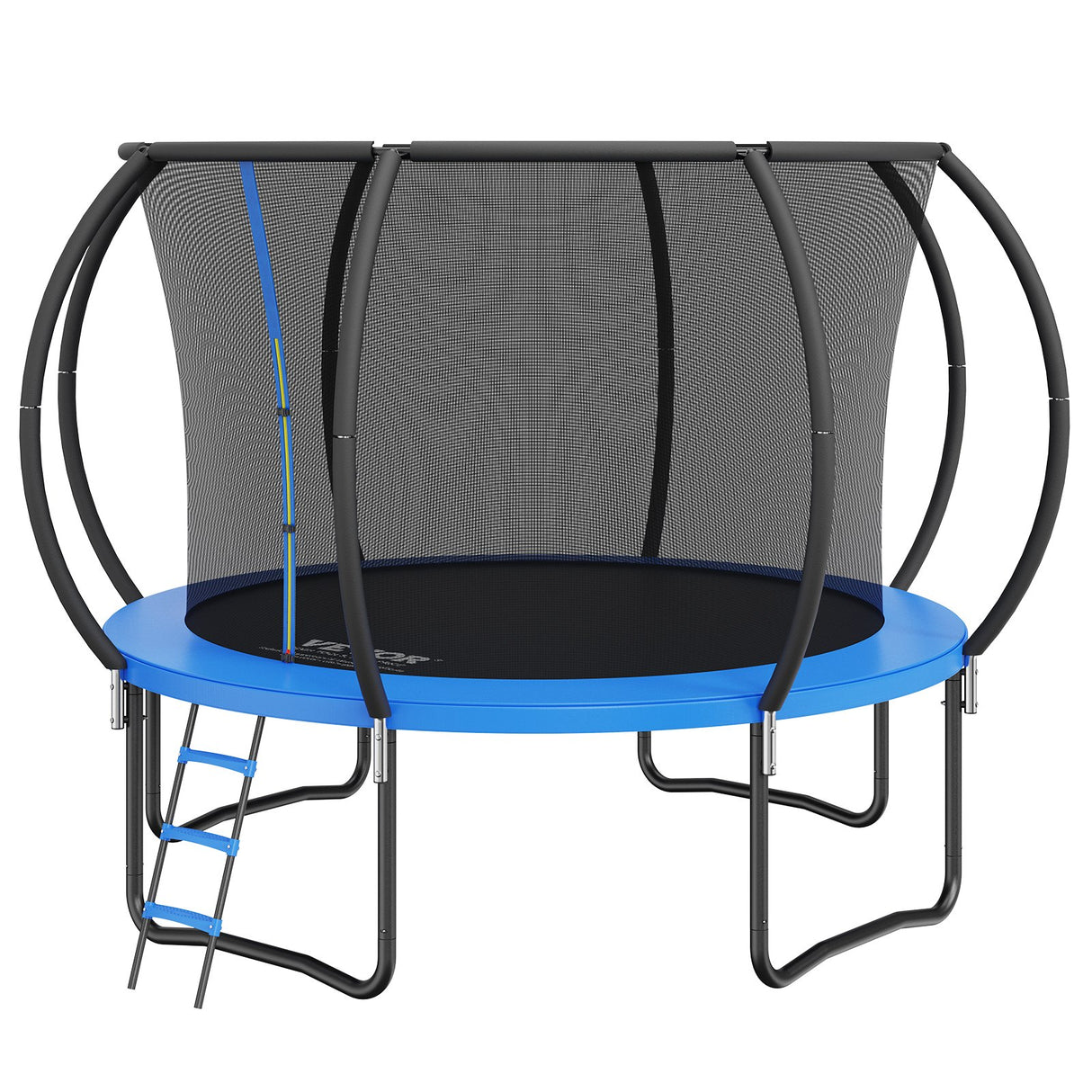 Keppel Round Trampoline with Enclosure and Ladder, 10ft