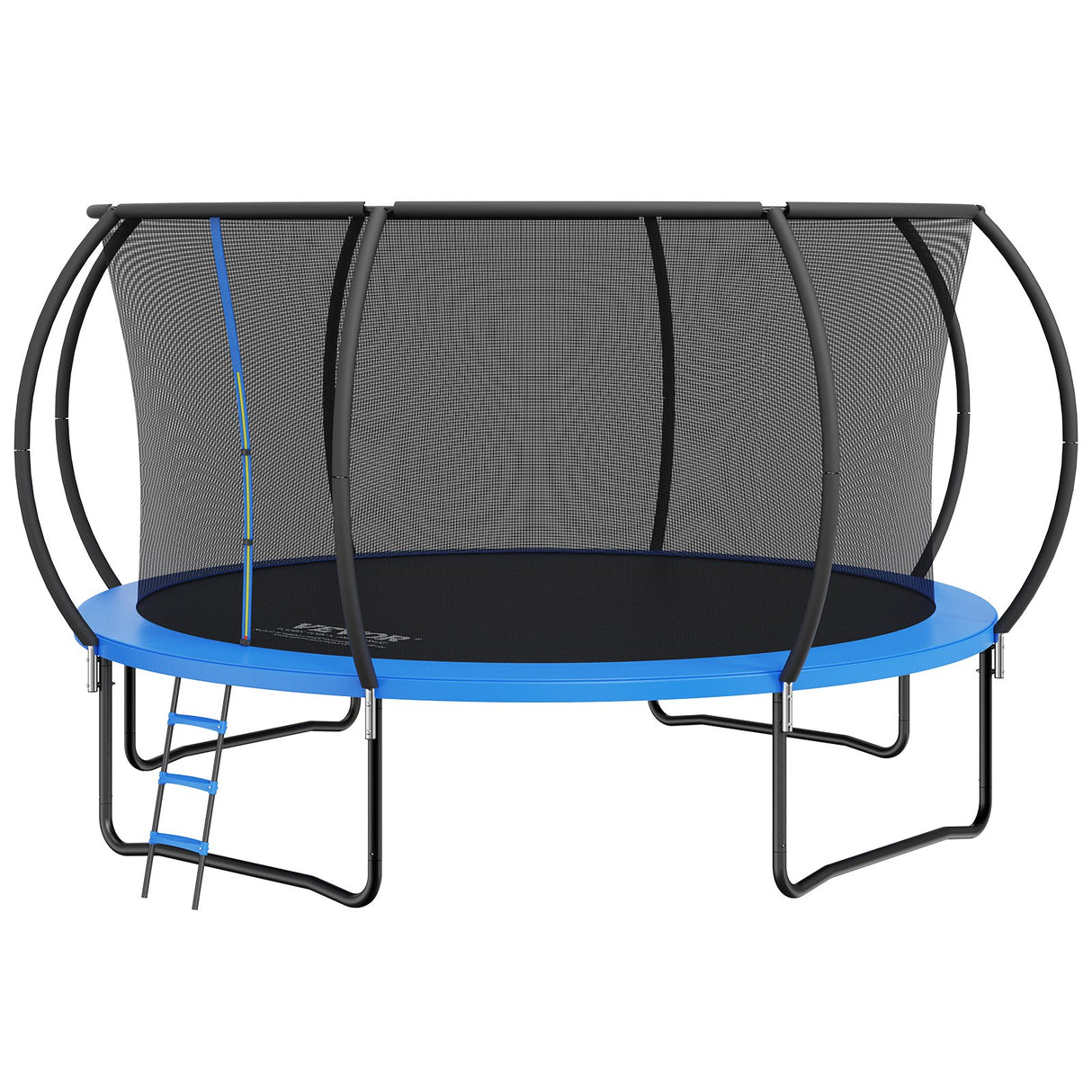 Keppel Round Trampoline with Enclosure and Ladder, 14ft