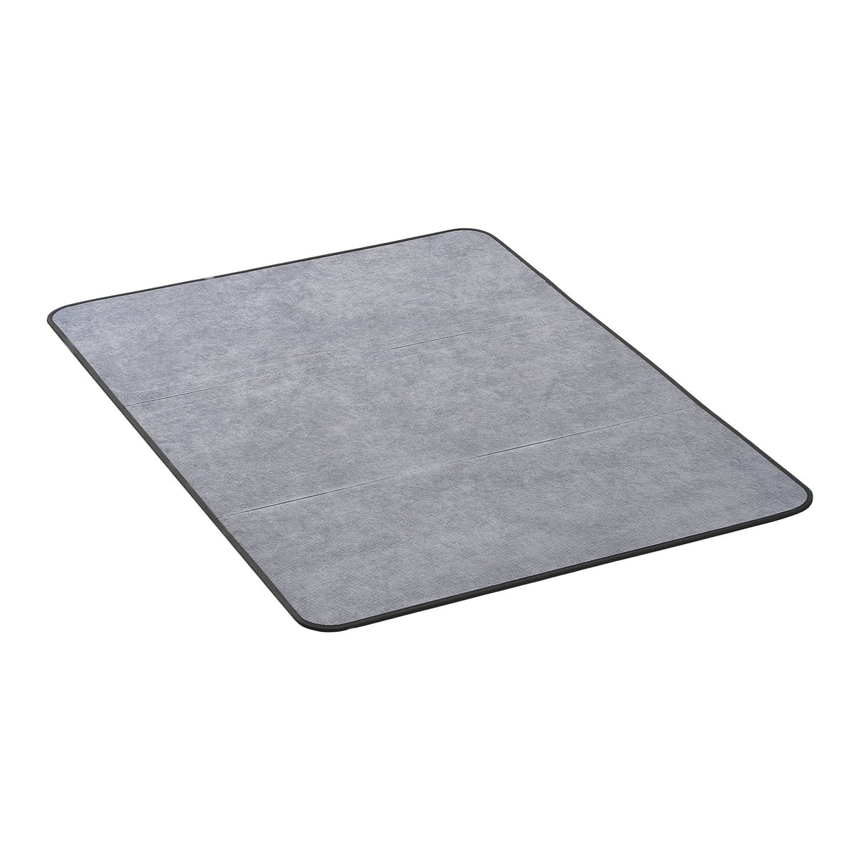 Office Chair Mat for Hard Floors, Corduroy, 915 x 1225 mm, Grey - view 1