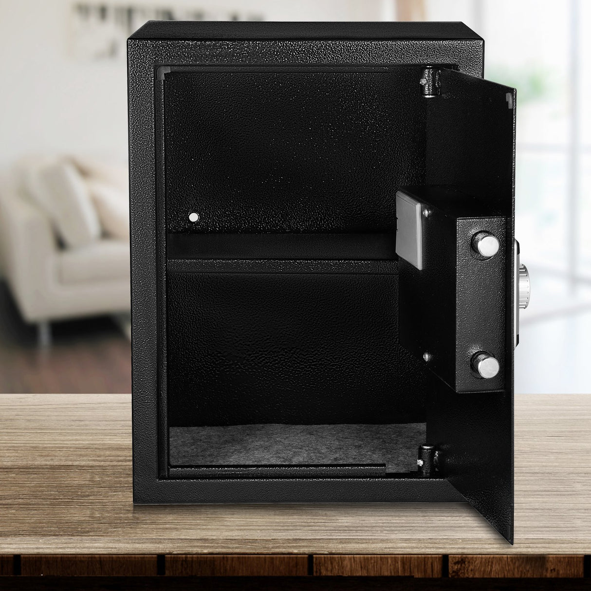 Competa Fingerprint Security Safe, 2.1 cu.ft, Digital and Key Lock