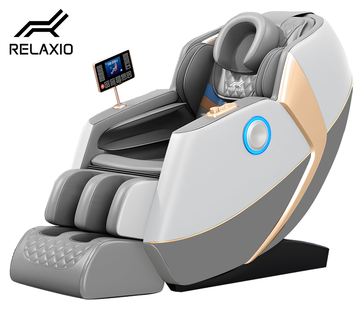 Full Body Zero Gravity Massage Recliner Chair — Grey — Allure Home Collections