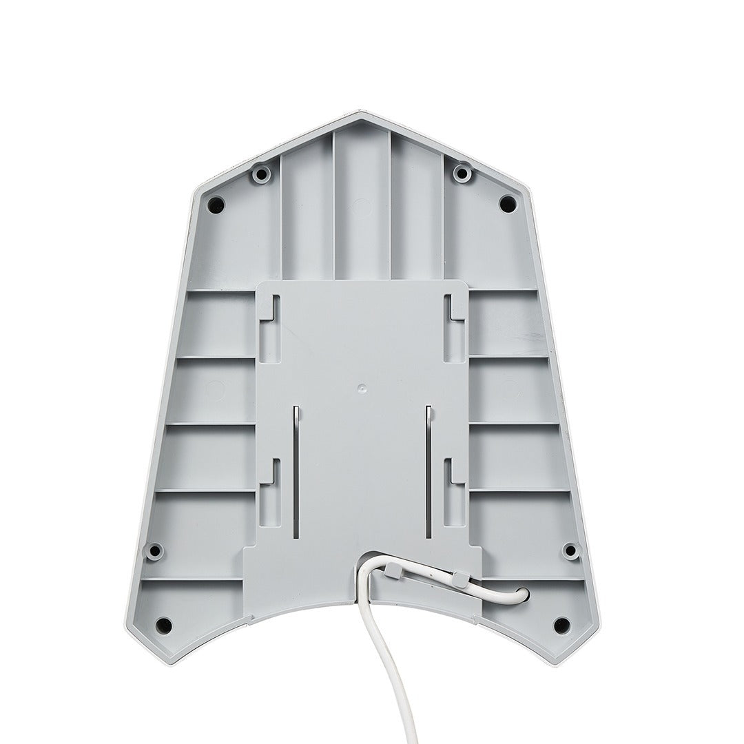 Close up of hand dryer air outlet and infrared sensor window
