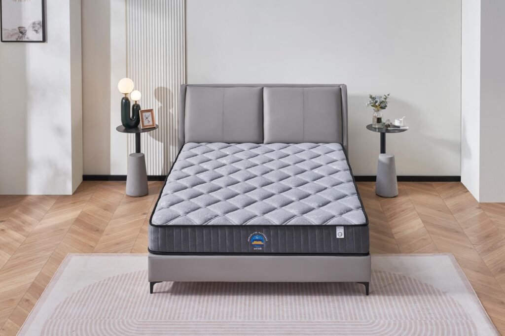 Aster Hybrid 22cm Euro Top Mattress — Independent Pocket Spring, Balanced Comfort — Allure Home Collections