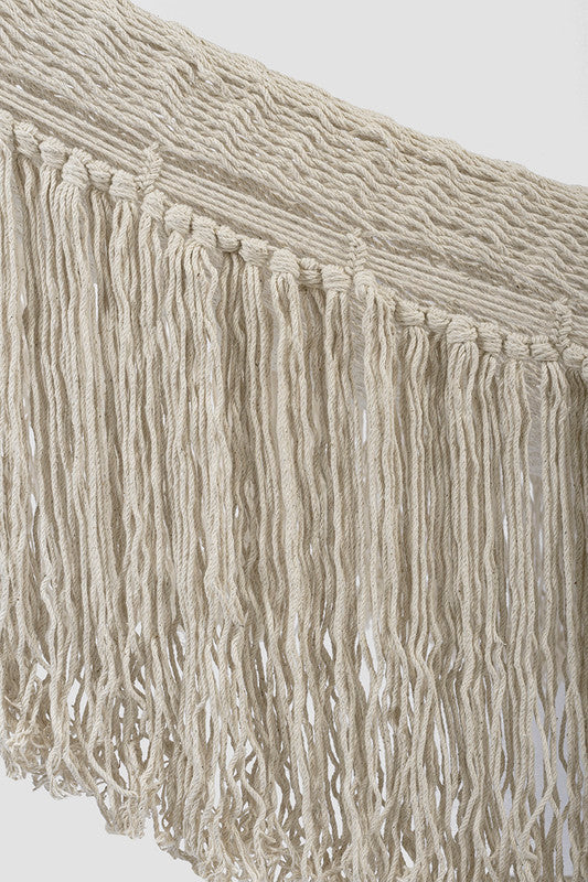 Ivory Cascade, hand woven rope Authentic Mexican Hammock
