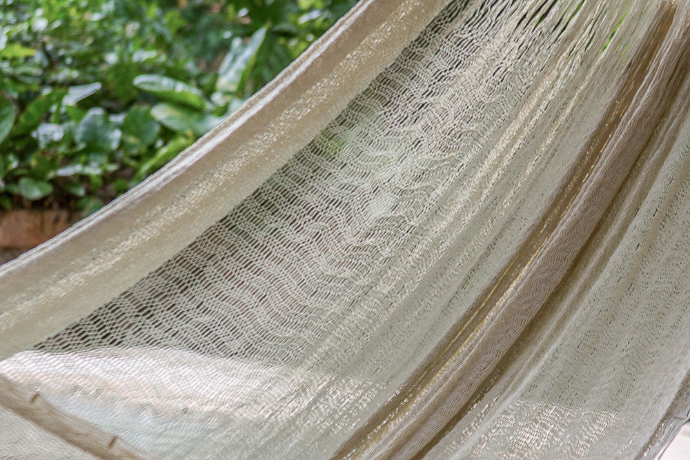Lanin Nylon Hammock, Queen Size, Cream