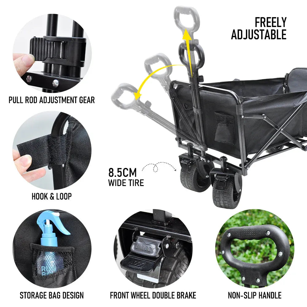 Glen Helen Folding Camp Wagon, 150L All Terrain