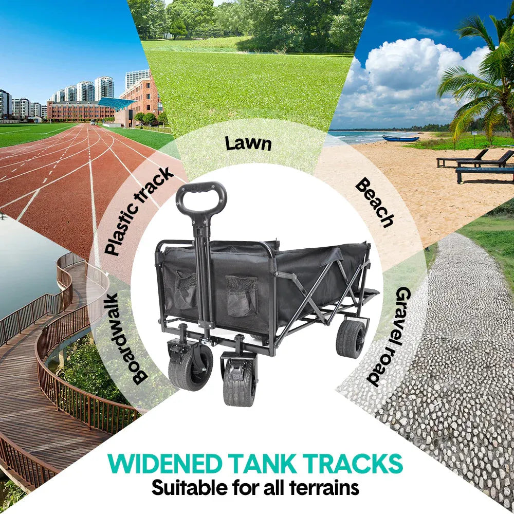 Glen Helen Folding Camp Wagon, 150L All Terrain