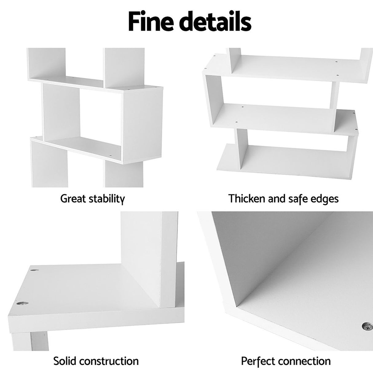 Finale King Single Wooden Bed Frame, White