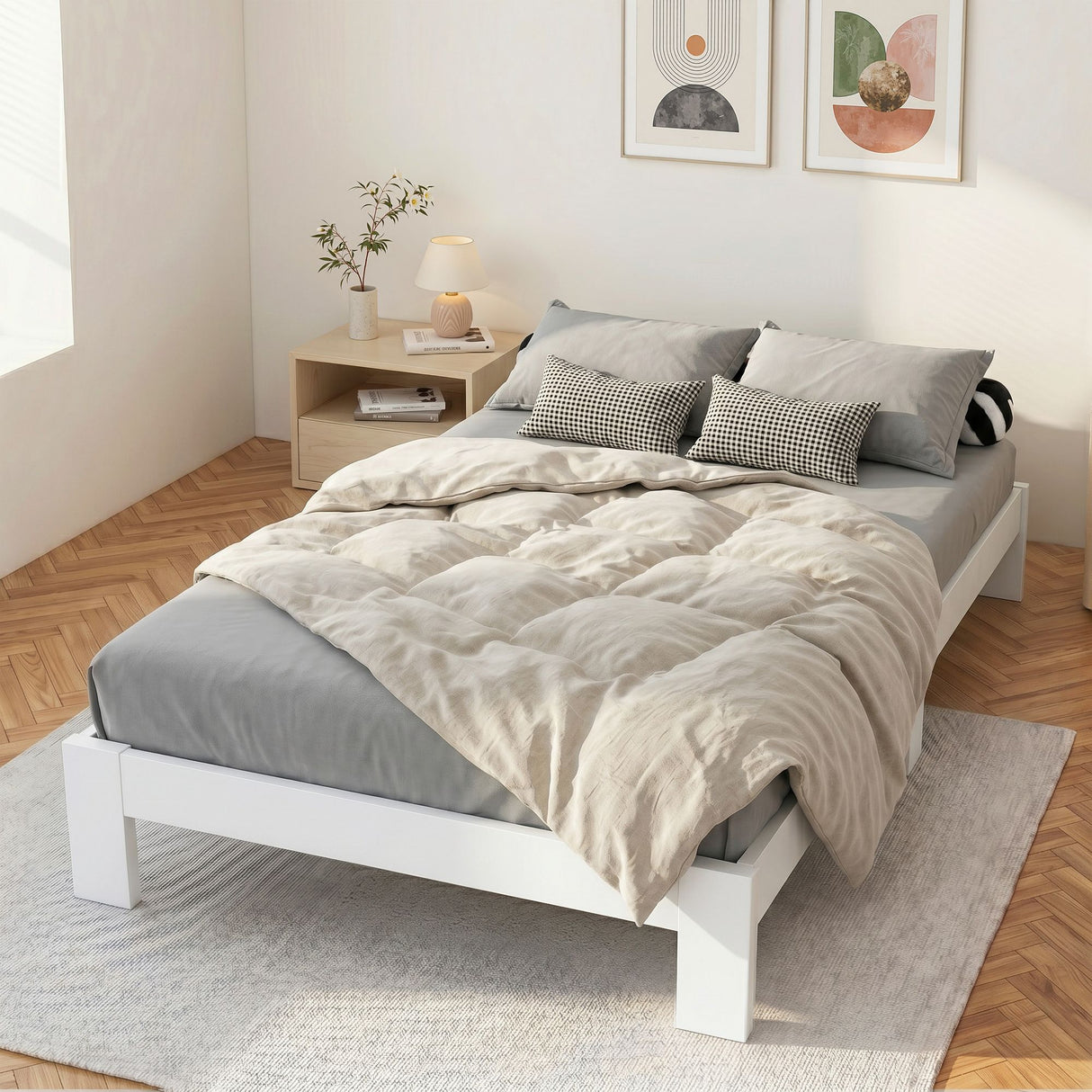 Courmayeur Wooden Bed Frame