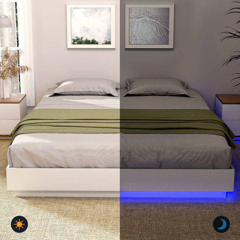 Artiss Queen Bed Frame with LED Light