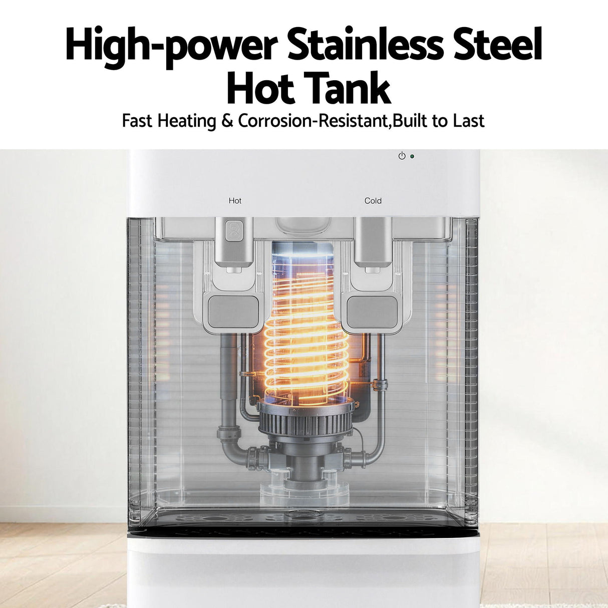 Stainless steel internal tank of the hot and cold water dispenser