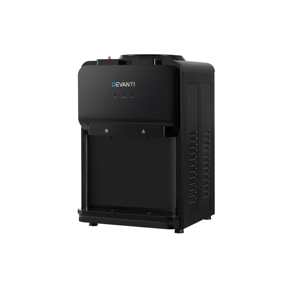 Dimension diagram for the 26 x 28 x 41 cm black water cooler dispenser