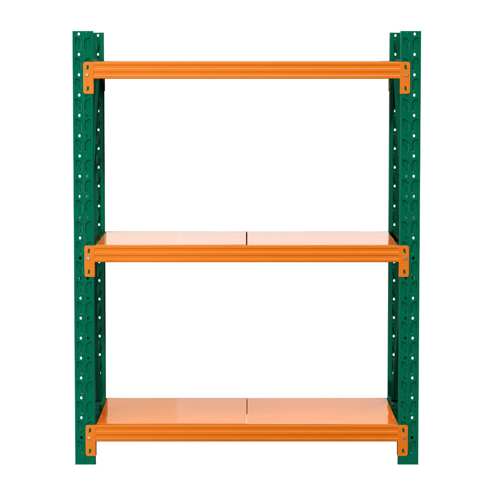 3 Tier Steel Garage Shelving Rack side view