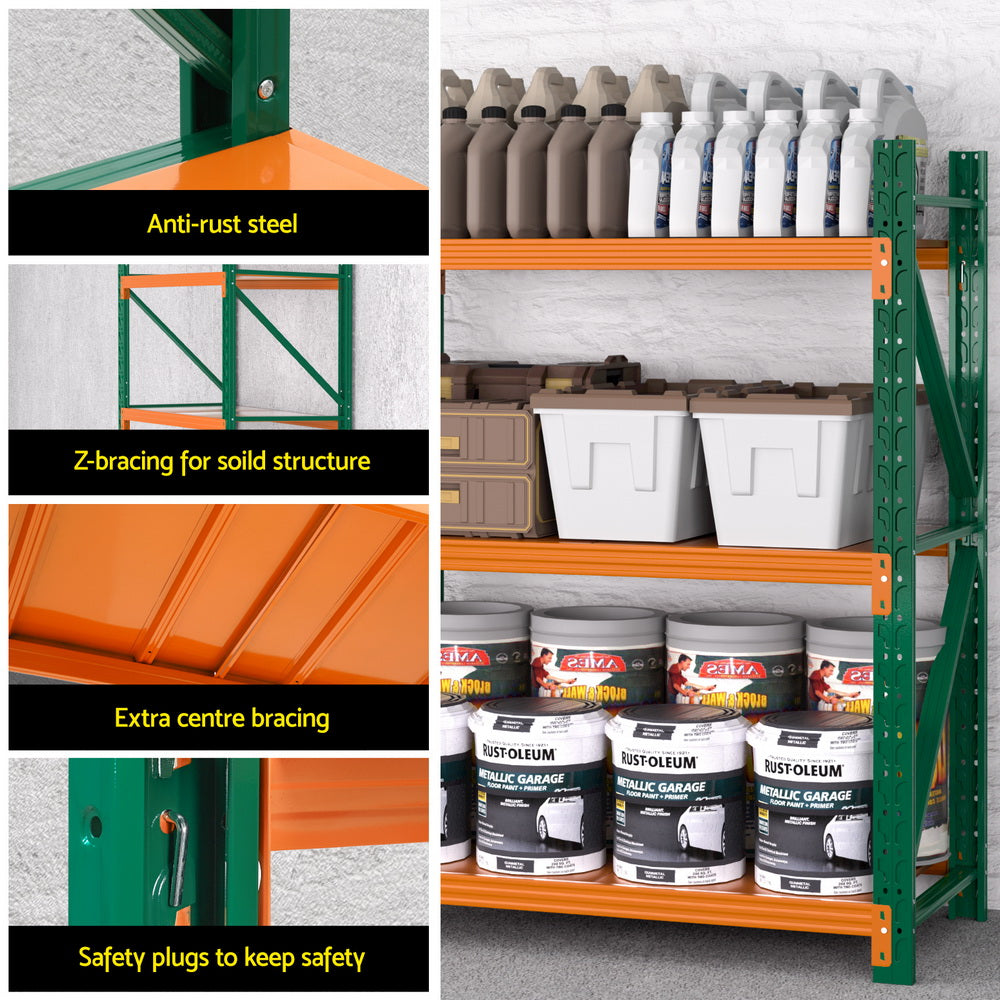 3 Tier Steel Garage Shelving Rack in workshop
