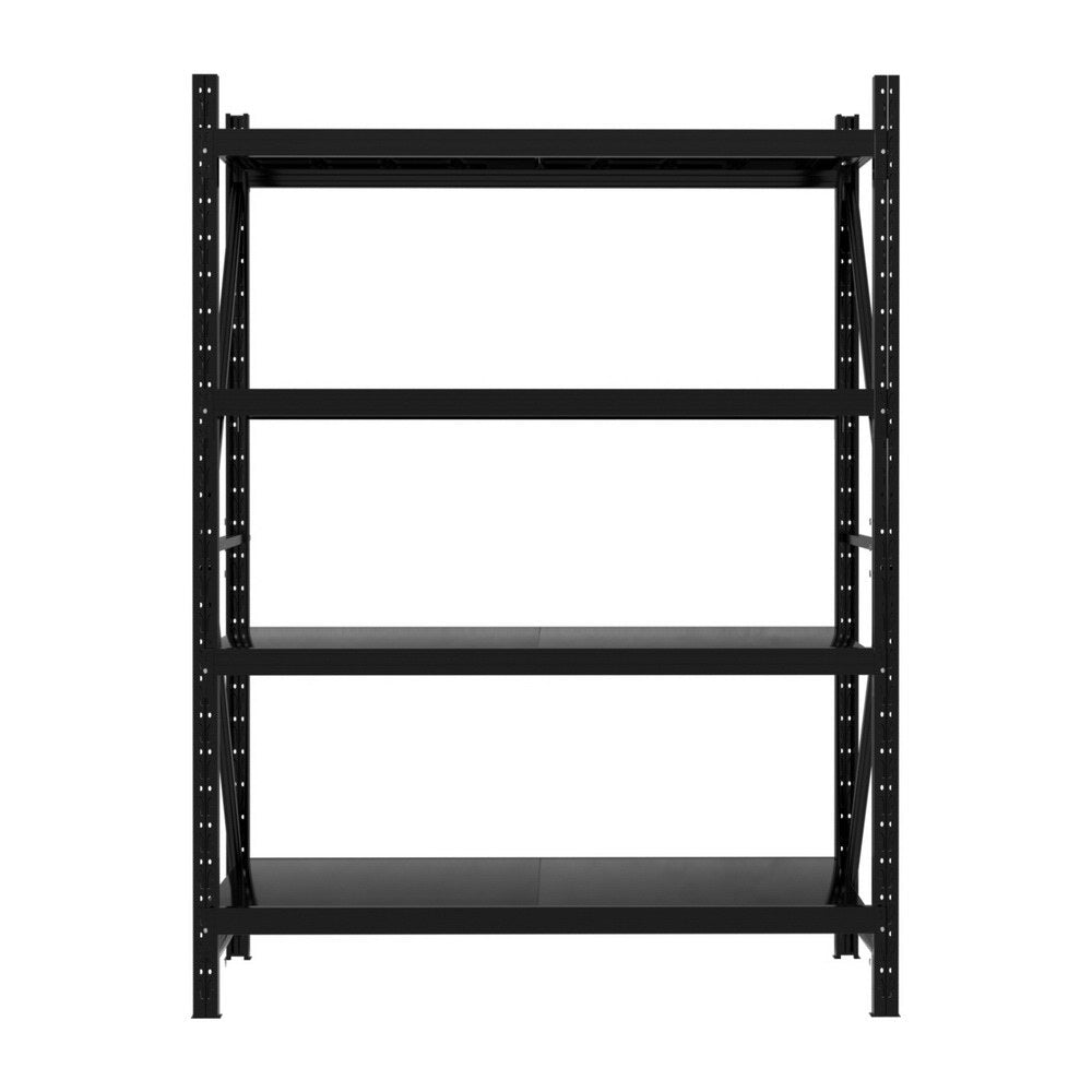 4 Tier Steel Garage Shelving Rack side view
