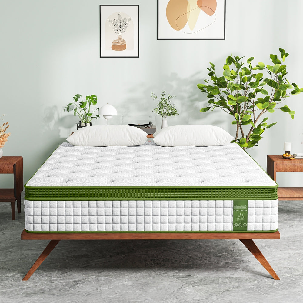 Medium firm gel memory foam pocket spring mattress, 30cm king