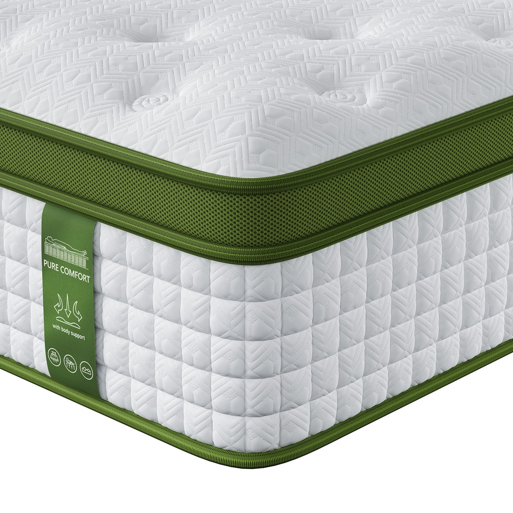 Medium Firm Latex Hybrid Pocket Spring Mattress, 34cm Double