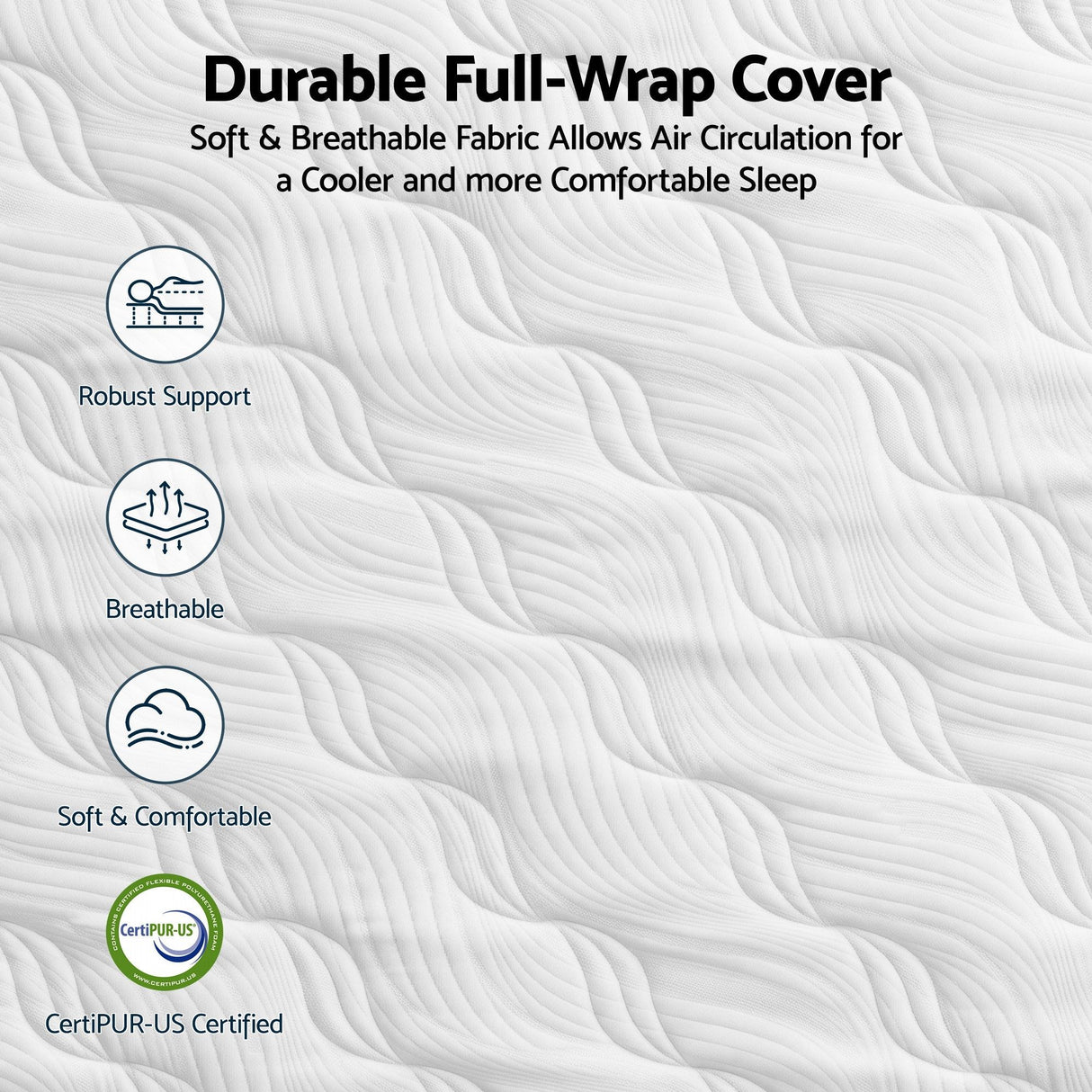 Firm Pocket Spring Hybrid Mattress, 26cm Double