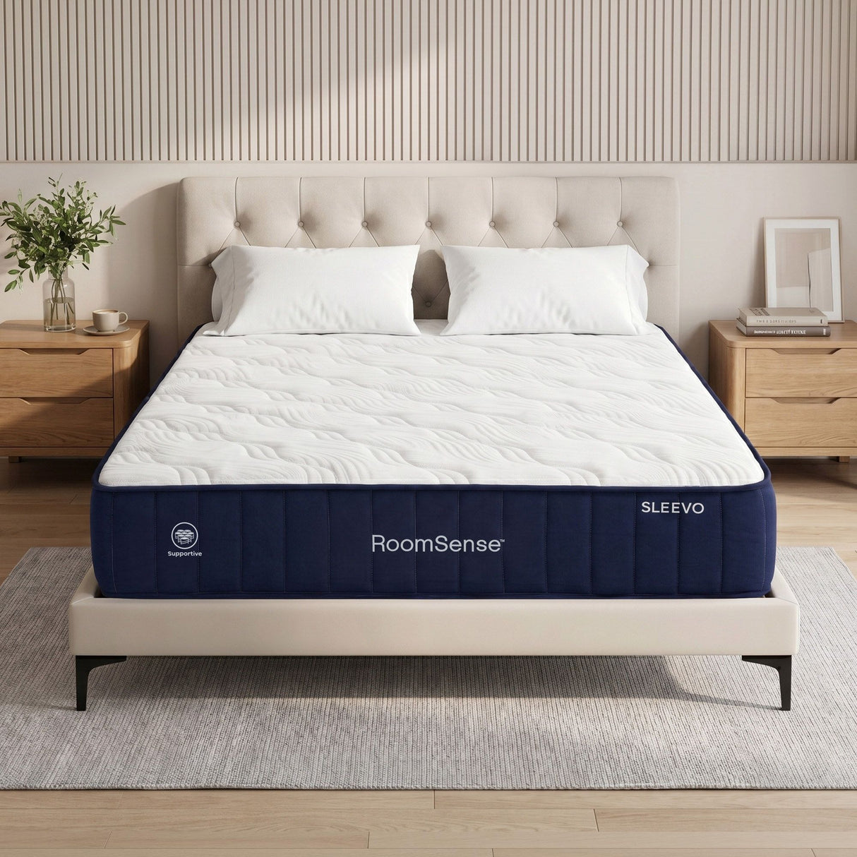 Firm Pocket Spring Hybrid Mattress, 26cm Queen