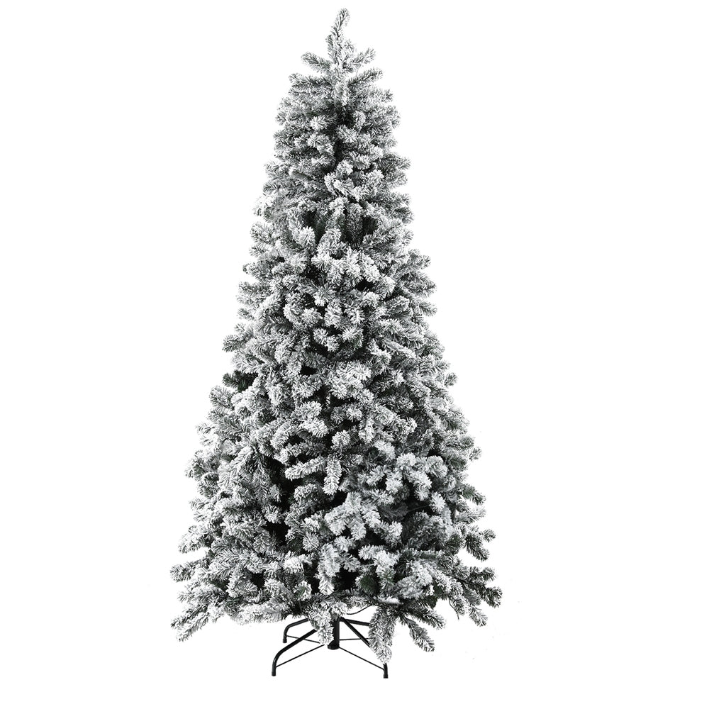 Jingle Jollys 1.8m Snow Flocked Christmas Tree
