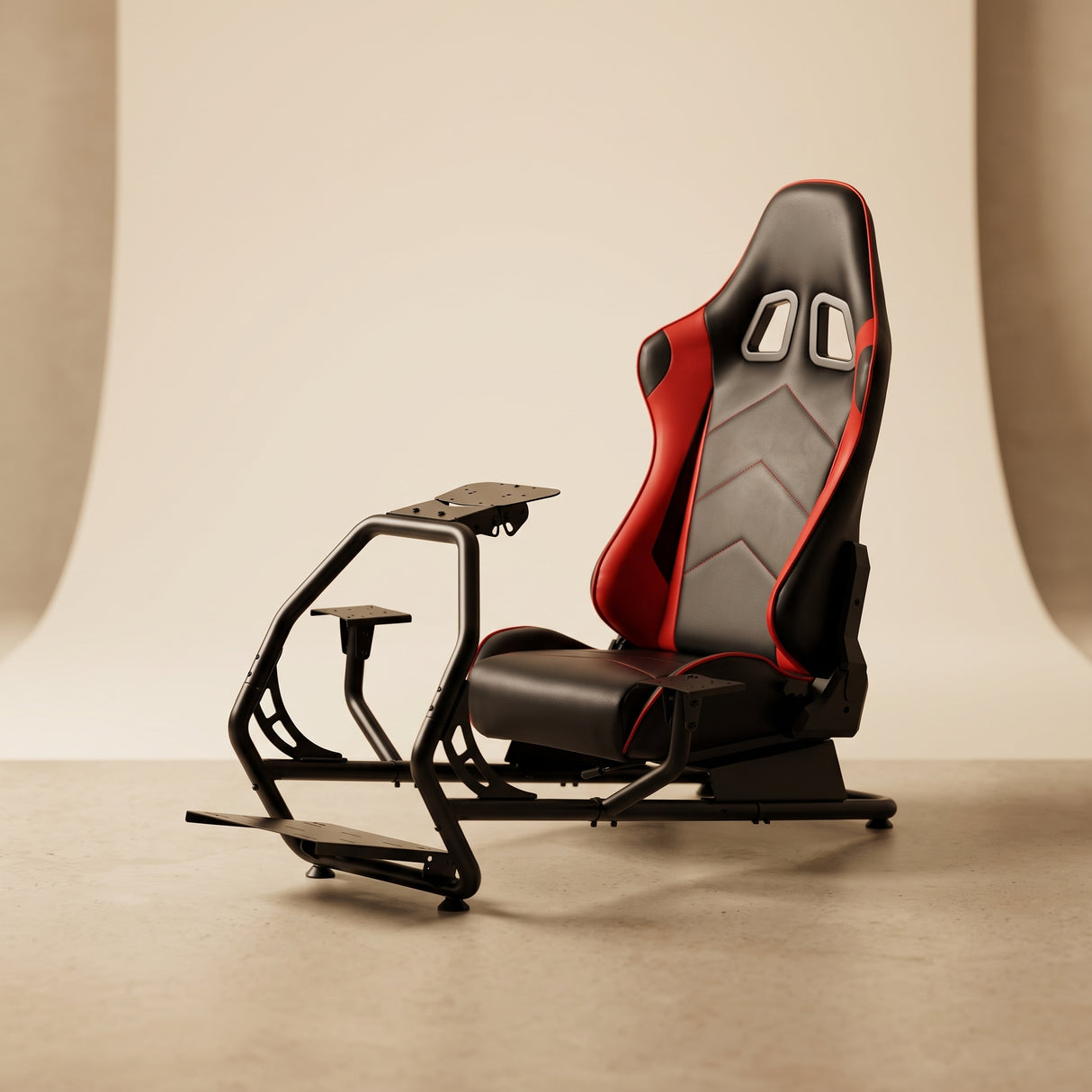 Studio photo of Kalgoorlie Racing Simulator Cockpit, Black in hero