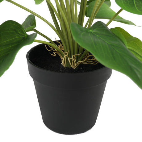 White and orange artificial calla lily close-up showing lifelike bloom detail — Allure Home Collections