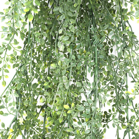Artificial maiden hair fern close-up showing detailed leaf and frond texture — Allure Home Collections
