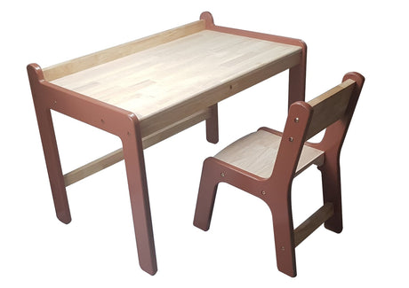 Kids Wooden Study Desk and Chair Set