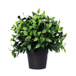 Small potted artificial jasmine plant 20cm UV resistant with white flowers — Allure Home Collections