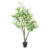 Potted Artificial Eucalyptus Tree (White Box Eucalyptus Albens) 120cm