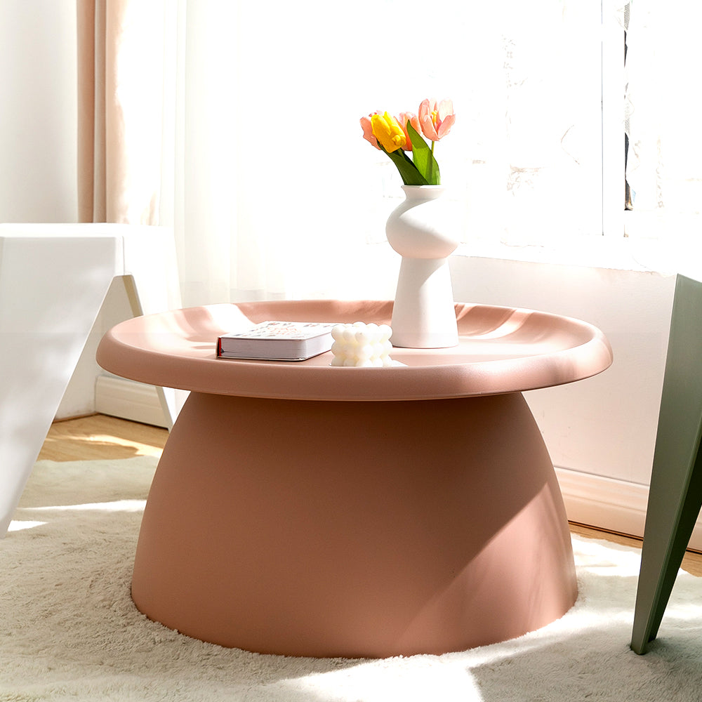 Millgrove Round Coffee Table 71cm, Pink