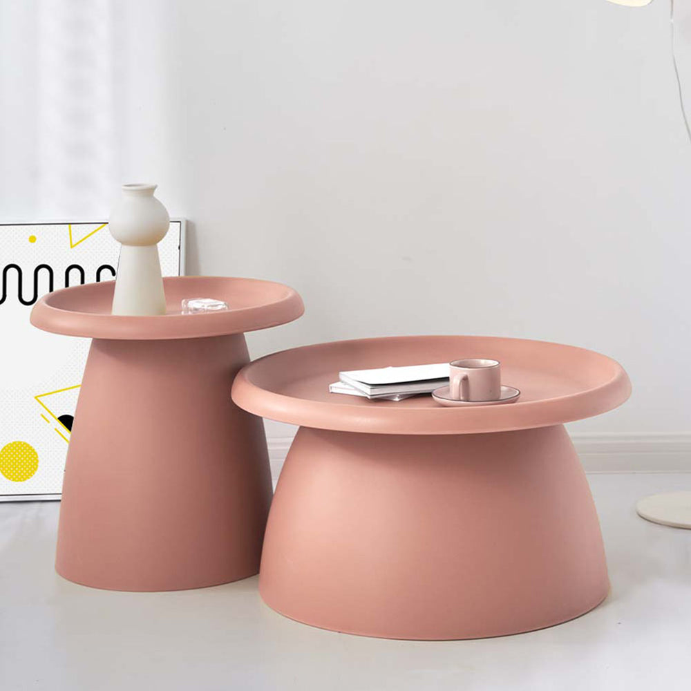 Millgrove Round Coffee Table 71cm, Pink