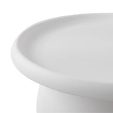 Artiss Round 71CM White Coffee Table
