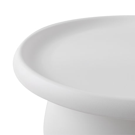 Artiss Round 71CM White Coffee Table