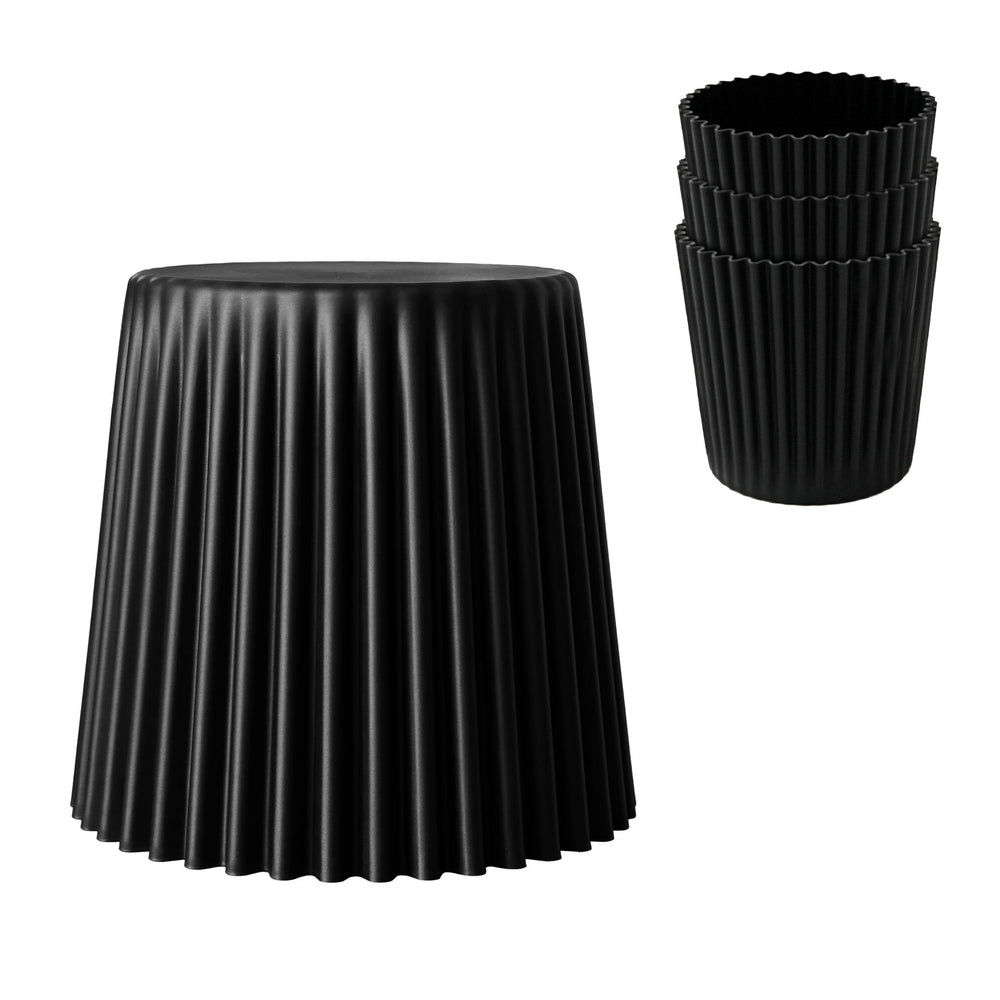 Four Artiss Cupcake stools in contemporary entertaining space — Allure Home Collections