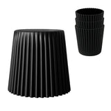 Four Artiss Cupcake stools in contemporary entertaining space — Allure Home Collections