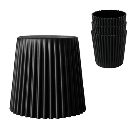 Four Artiss Cupcake stools in contemporary entertaining space — Allure Home Collections