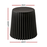 Artiss Cupcake bar stool in living room as side table — Allure Home Collections